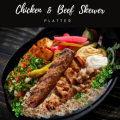 Chicken+Beef Skewer Plate